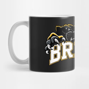 BrewU and Panther (No Outline) Mug